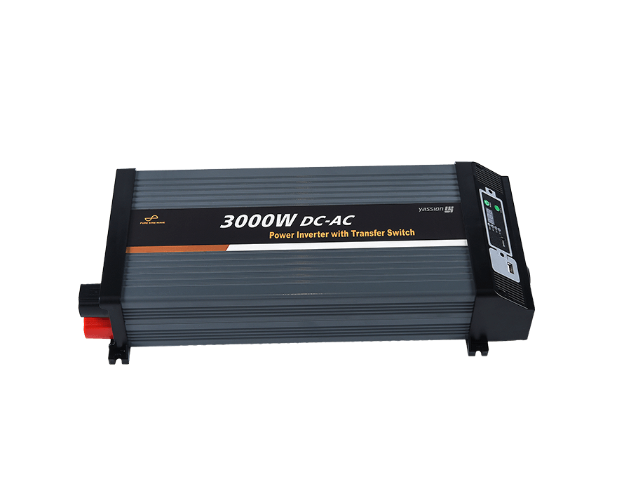 3000W Pure inverter med överföring (borttagbar display)